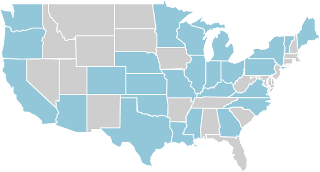 US map