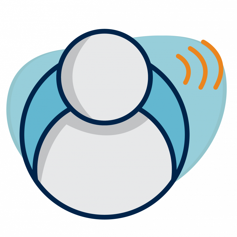 Attend a meeting graphic