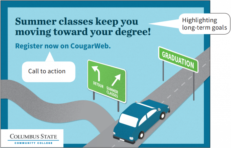 Postcard: Summer classes keep you moving toward your degree!