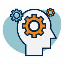 Behavioral science and research icon